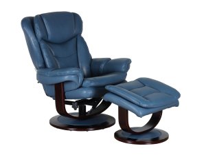 Roscoe Pedestal Reclining Chair & Ottoman